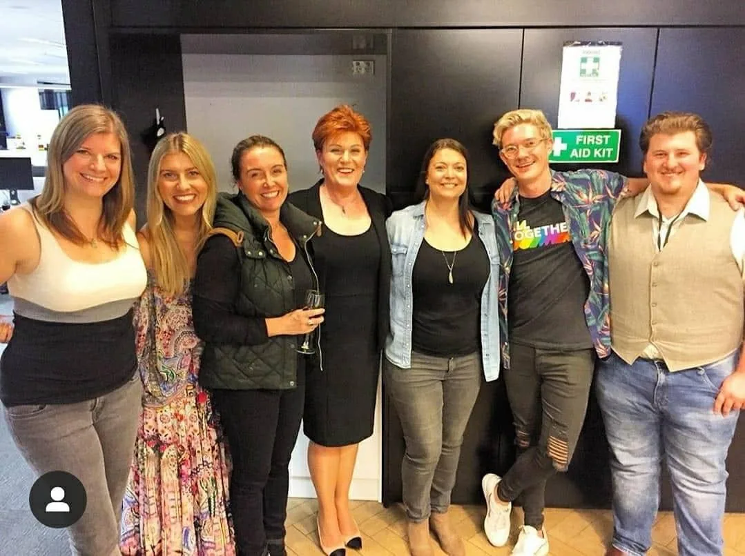 JoAnna Ferrari with the Business Chicks community